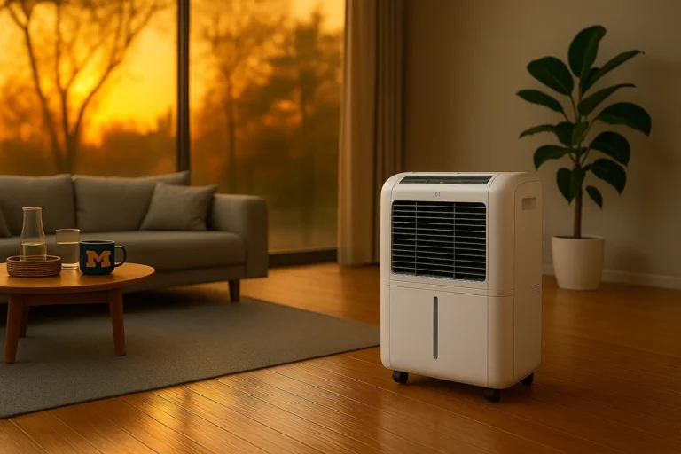 AI Generated Image of a Dehumidifier in a Midwest Home