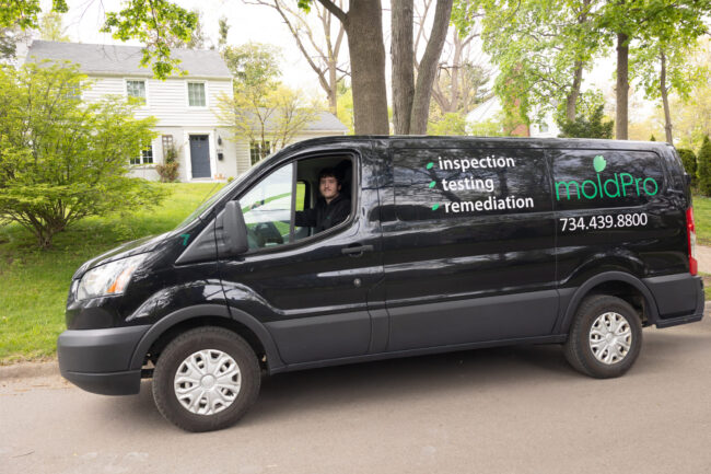302414d9-b377-4770-85b0-3802c74aa553 MoldPro van driving in Ann Arbor